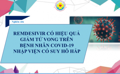 Remdesivir có hiệu quả giảm tử vong trên bệnh nhân Covid-19 nhập viện có suy hô hấp